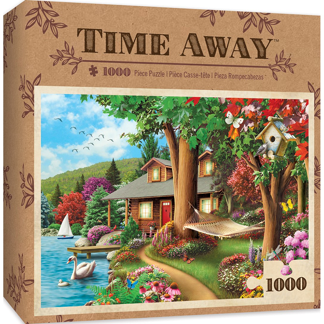 Masterpieces Puzzle 71809 Time Away - Around The Lake Puzzle - 1000 Piece