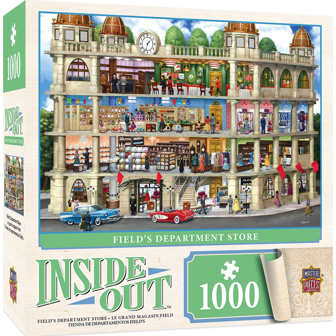 Masterpieces Puzzle 71838 Inside Out - Fields Department Store Puzzle - 1000 Piece