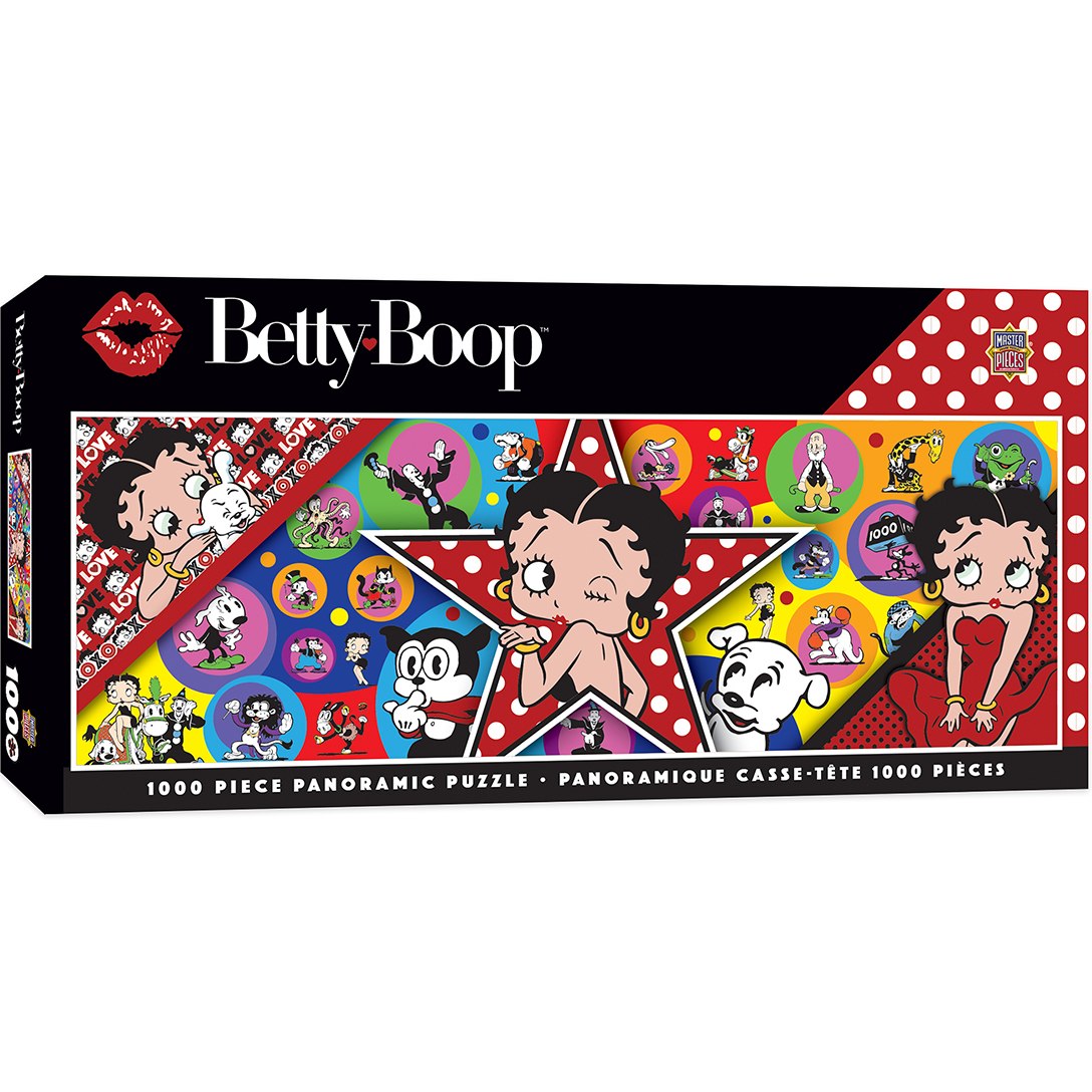 Masterpieces Puzzle 71839 Betty Boop - Panoramic Puzzle - 1000 Piece