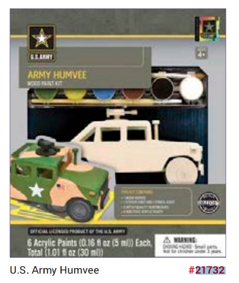 U.s. Army 21732 U.s. Army Humvee Wood Paint Kit