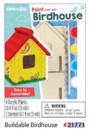 21771 Buildable Birdhouse Small Craft Kit