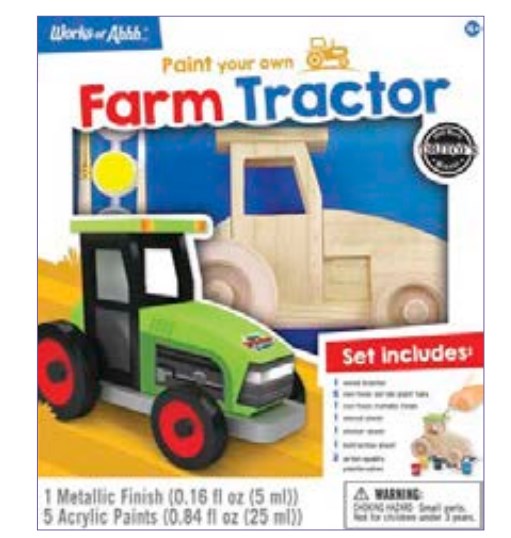 21901 Farm Tractor Classic Wood Paint Kit