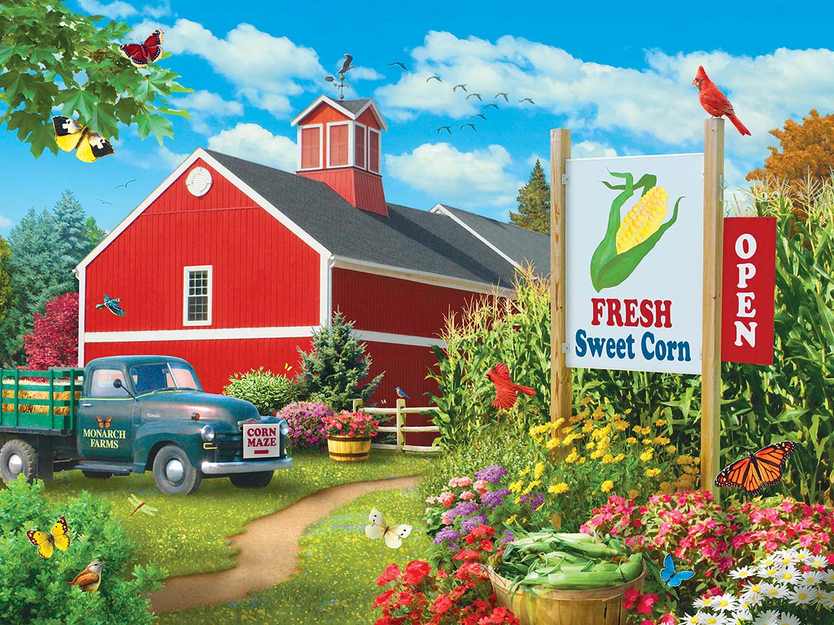 Master Pieces 31993 Farmers Market Country Heaven Puzzle - 750 Piece