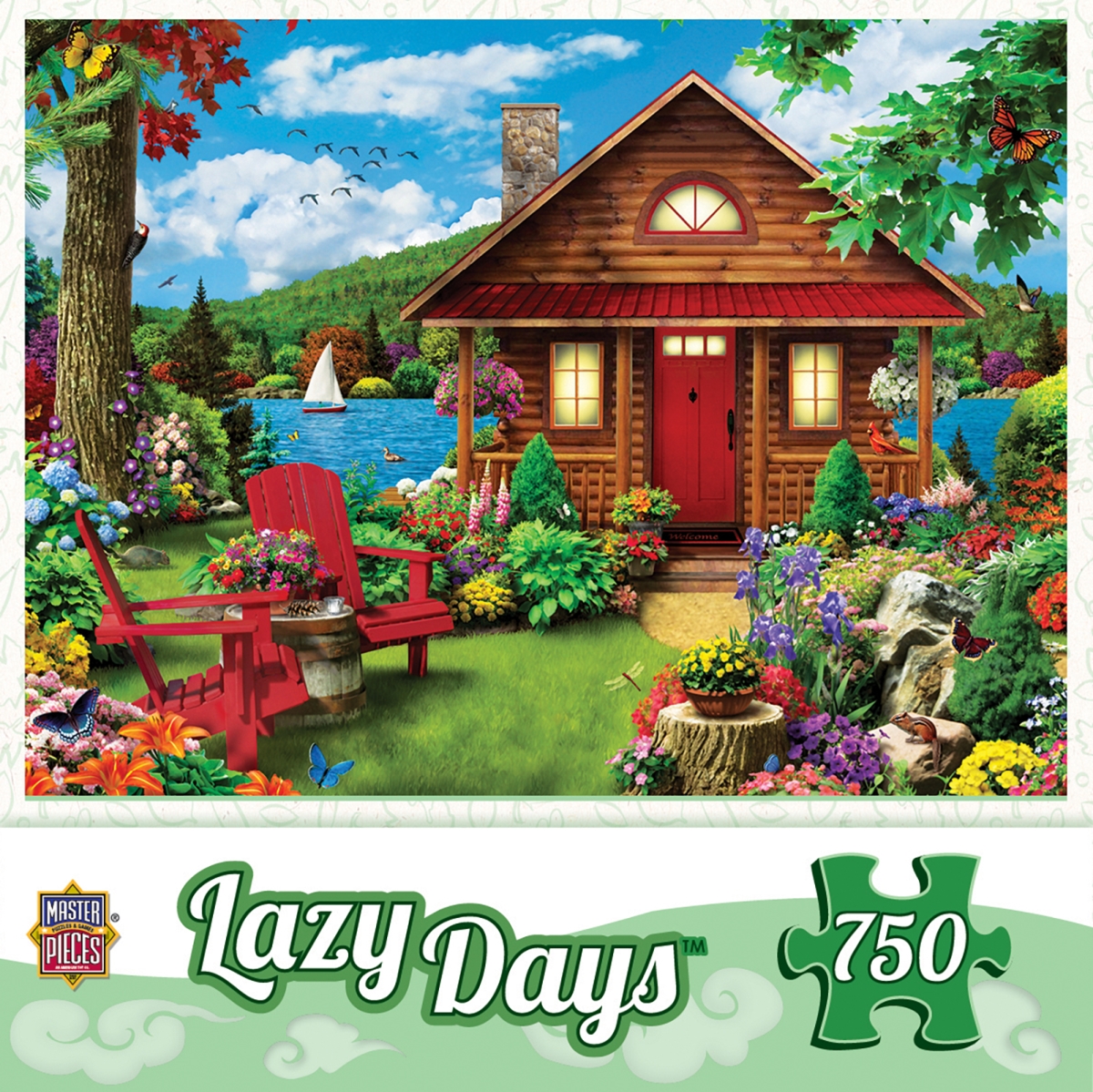 61402 18 X 24 In. Lazy Days Waterfront Jigsaw Puzzle - 750 Piece