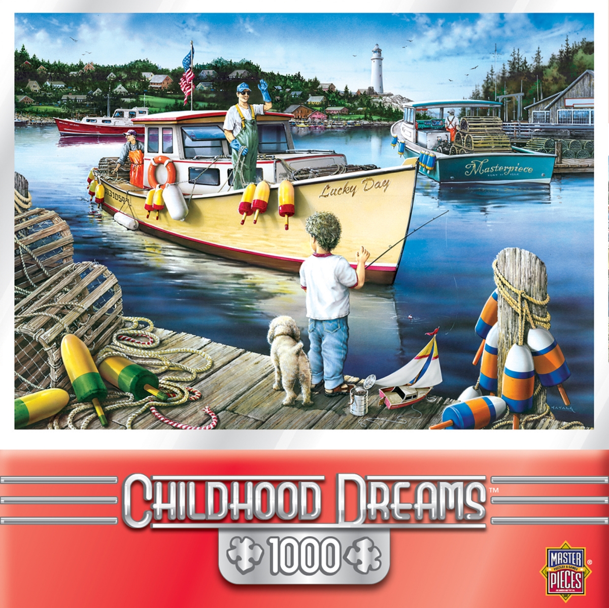 71250 19.25 X 26.75 In. Childhood Dreams Lucky Days Jigsaw Puzzle -1000 Piece