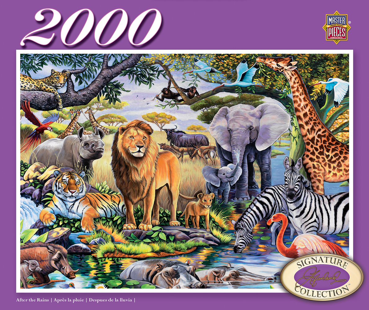 71829 27 X 39 In. Jenny Newland Signature Series After The Rains Jigsaw Puzzle - 2000 Piece