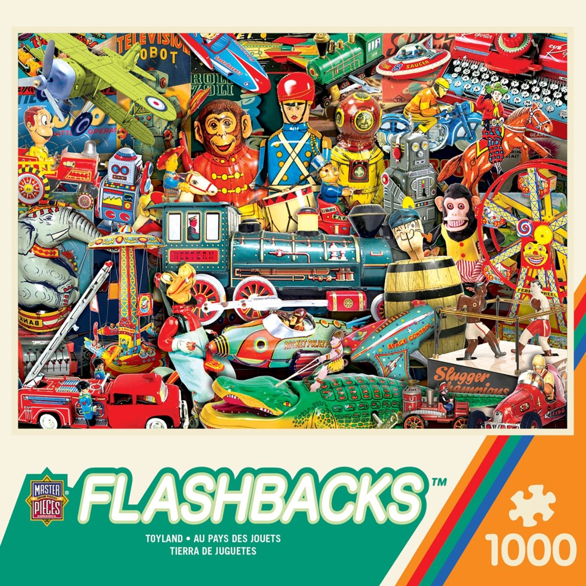 71832 19.25 X 26.75 In. Flashbacks Toyland Jigsaw Puzzle - 1000 Piece