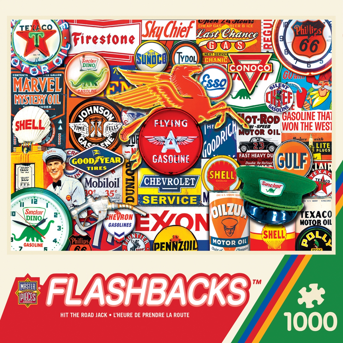 71834 19.25 X 26.75 In. Flashbacks Hit The Road Jack Jigsaw Puzzle - 1000 Piece