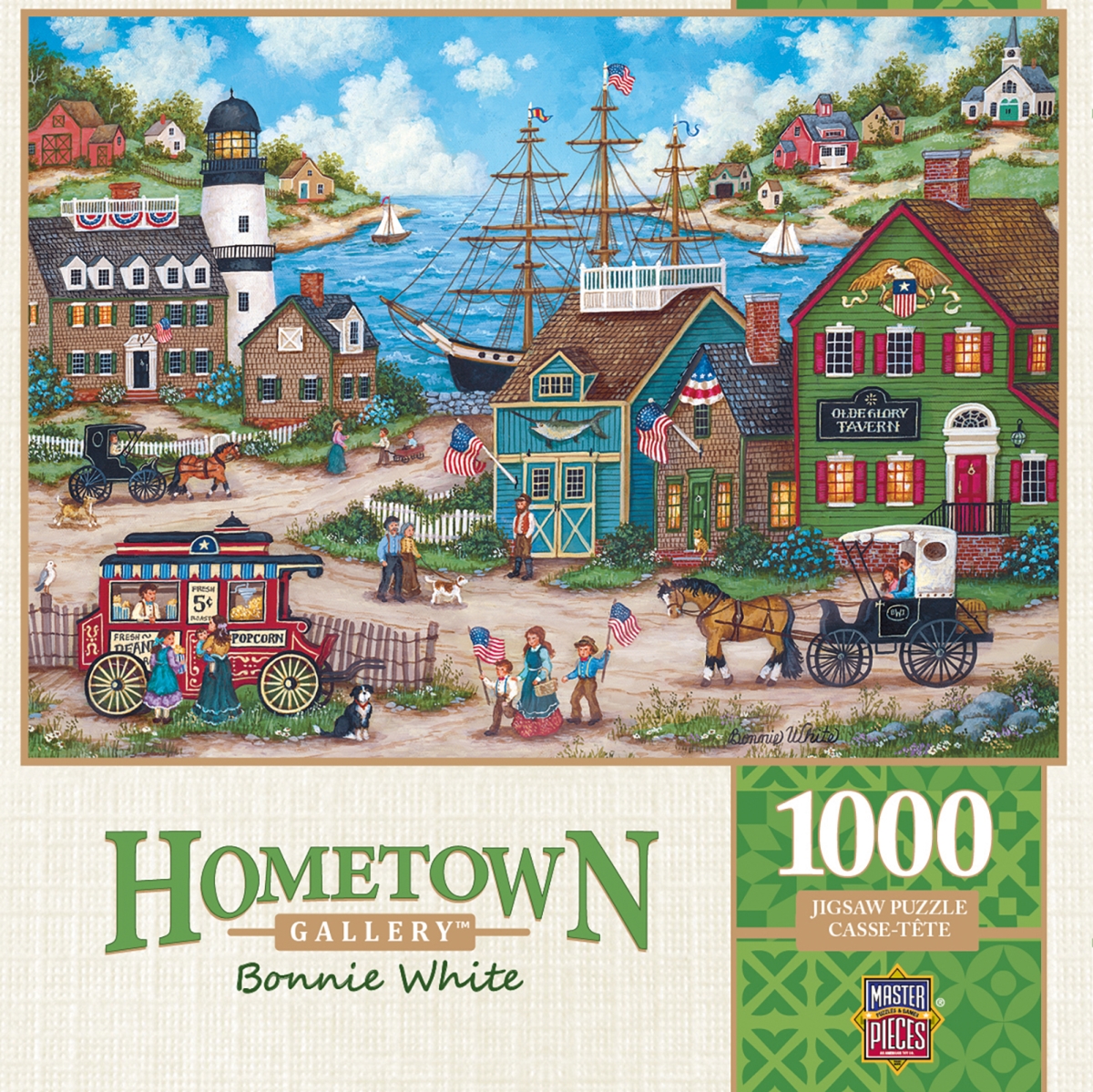 71935 19.25 X 26.75 In. Hometown Gallery The Young Patriots Jigsaw Puzzle - 1000 Piece