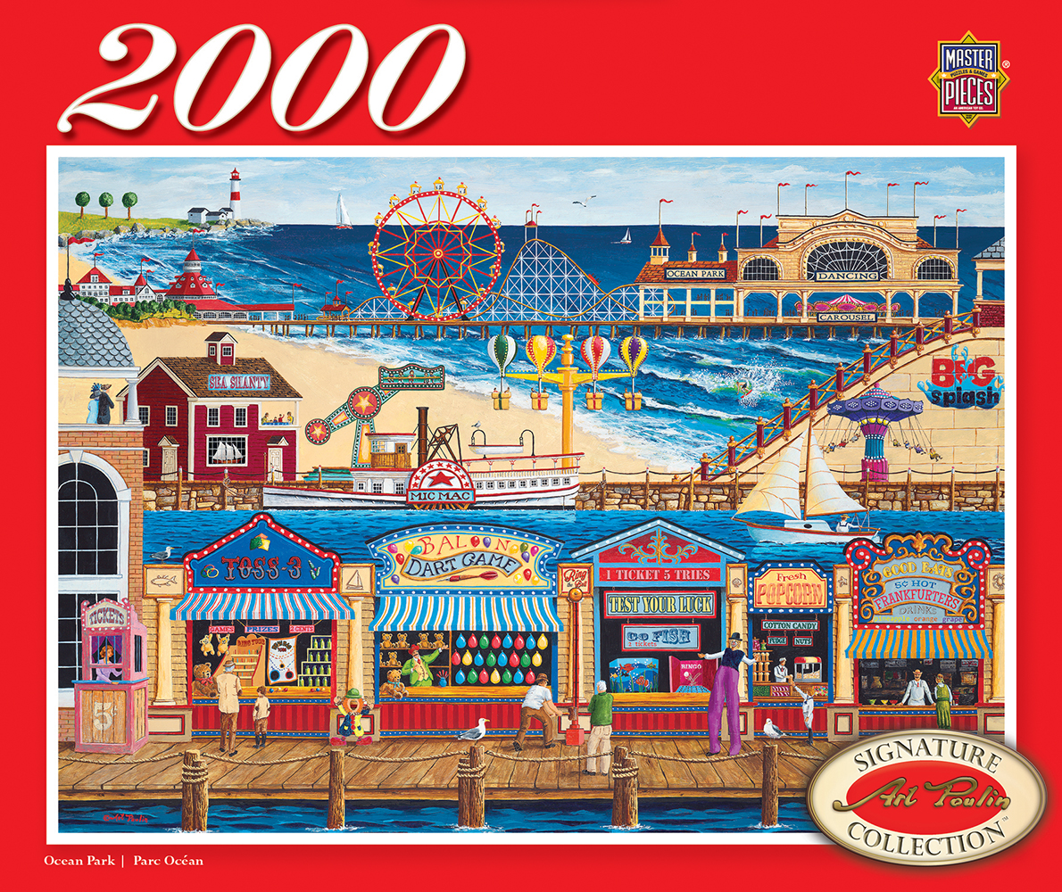 71967 27 X 39 In. Art Poulin Signature Series Ocean Park Jigsaw Puzzle - 2000 Piece