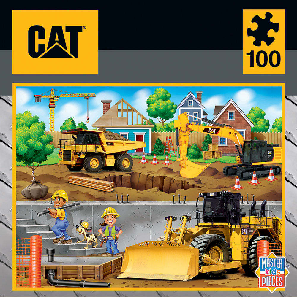 11748 Caterpillar In My Neighborhood Puzzle 6x6 Box - 100 Piece
