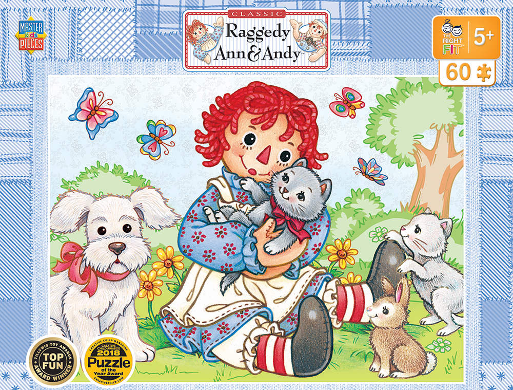 11821 14 X 19 In. Raggedy Ann & Andy Right Fit Best Friends Jigsaw Puzzle - 60 Piece