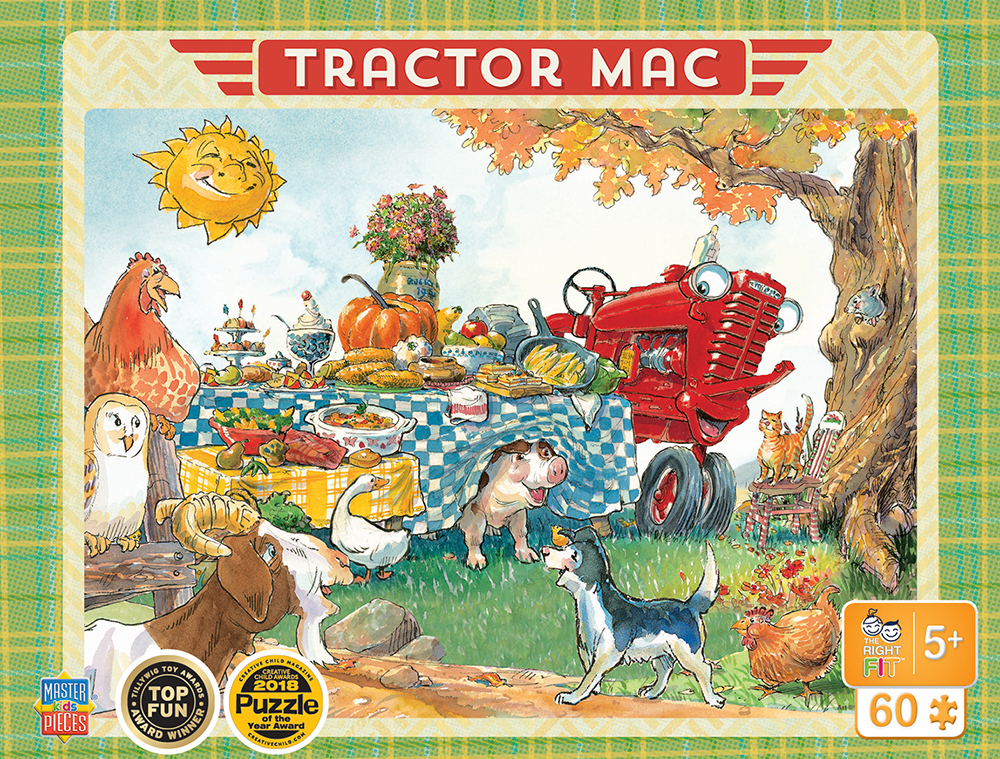 11822 14 X 19 In. Tractor Mac Right Fit Dinner Time Jigsaw Puzzle - 60 Piece