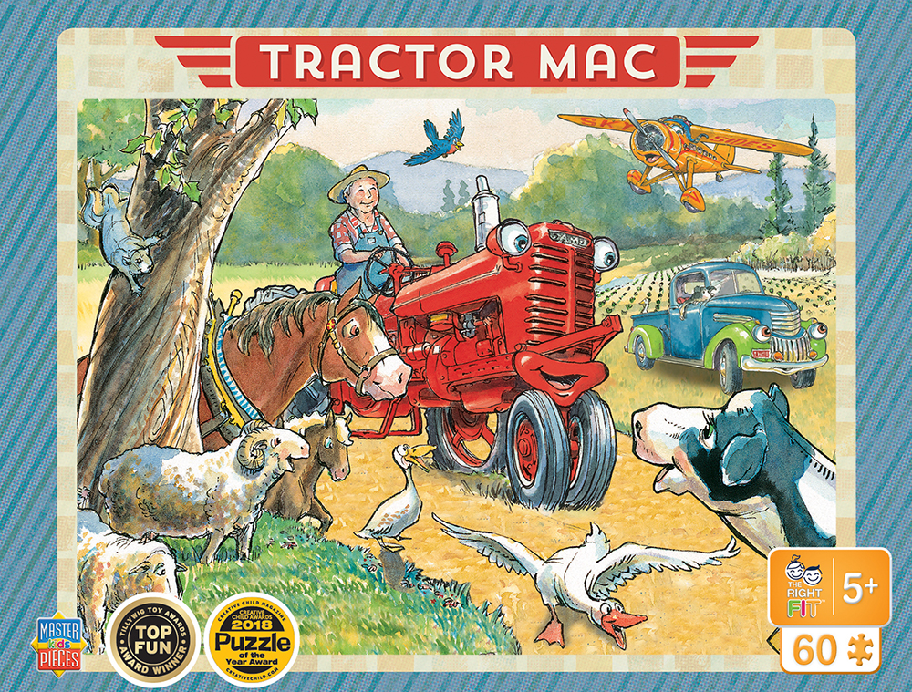 11823 14 X 19 In. Tractor Mac Right Fit Out For A Ride Jigsaw Puzzle - 60 Piece