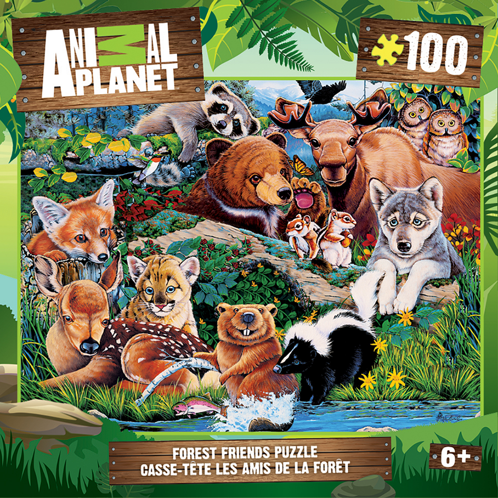 11842 Animal Planet Forest Friends Puzzle - 100 Piece