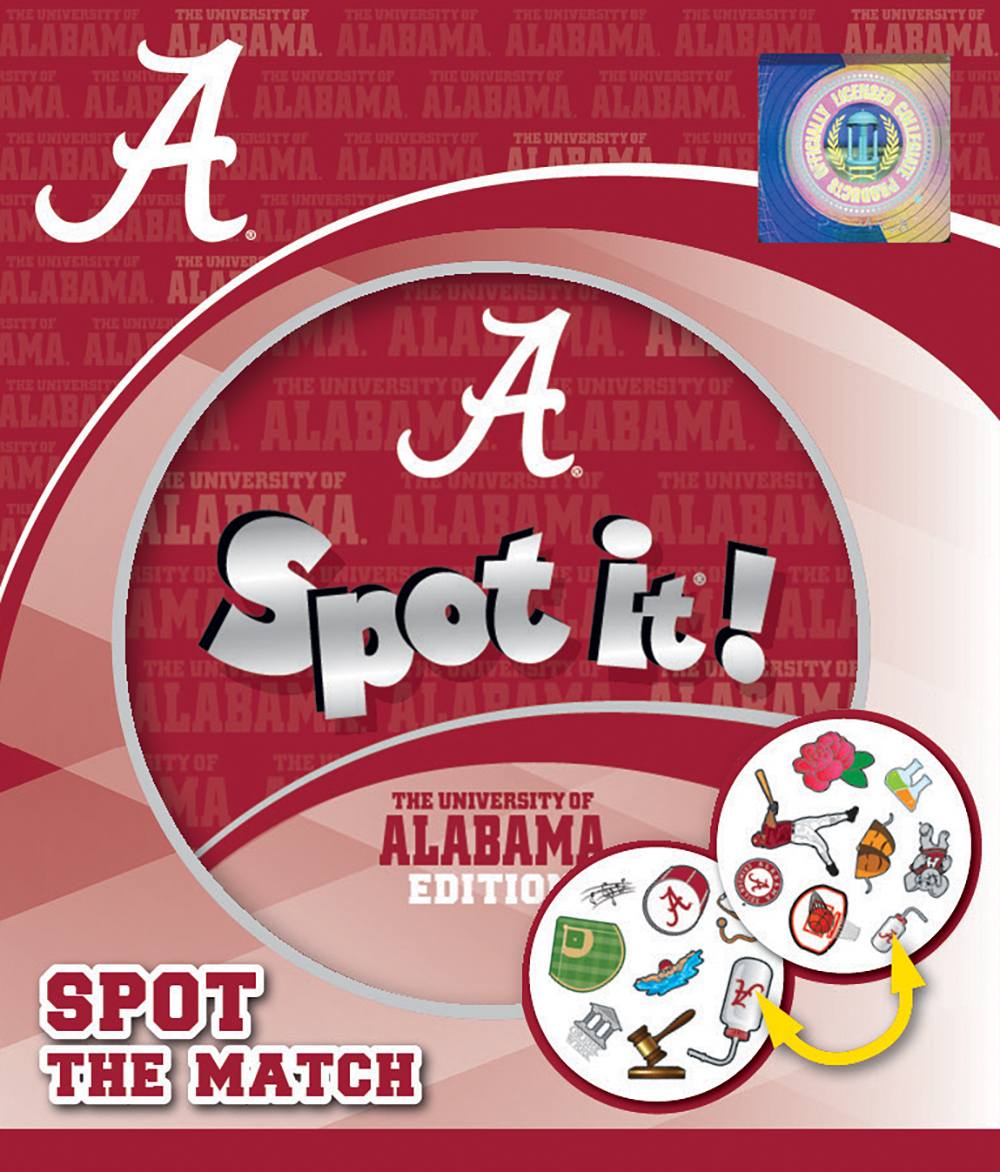 Master Pieces 41805 Alabama Spot it Card Game