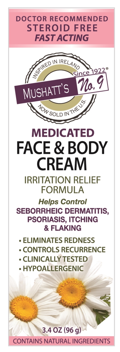 Pfc34 3.4 Oz Mushatts No.9 Medicated Face & Body Cream, White