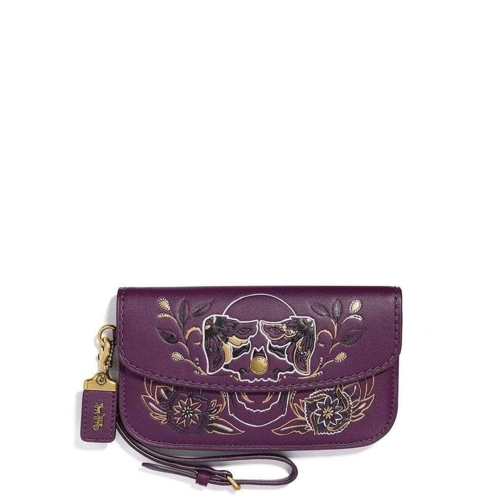 37370-b4pm-violet-nosize Womens Clutch Bag, Violet