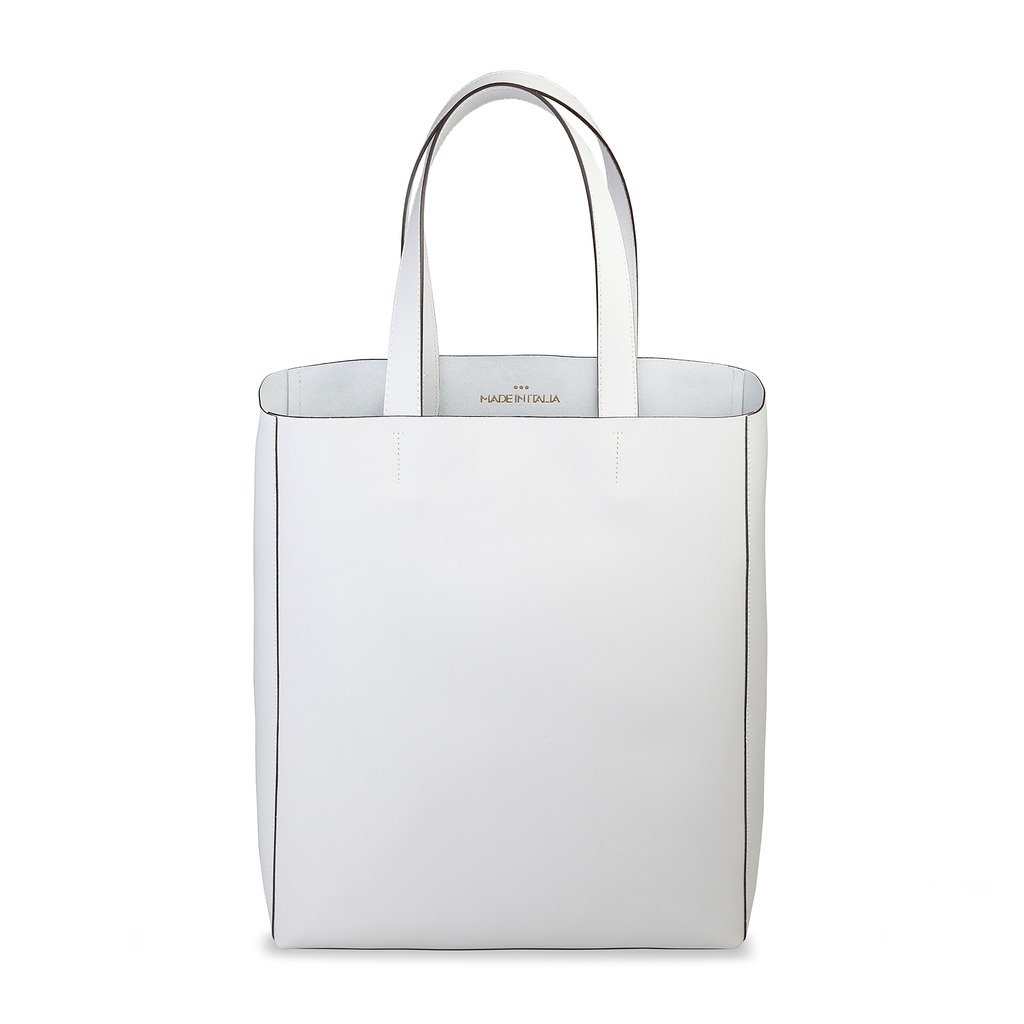 Fosca-ghiaccio-white-nosize Fosca Womens Shopping Bag - White