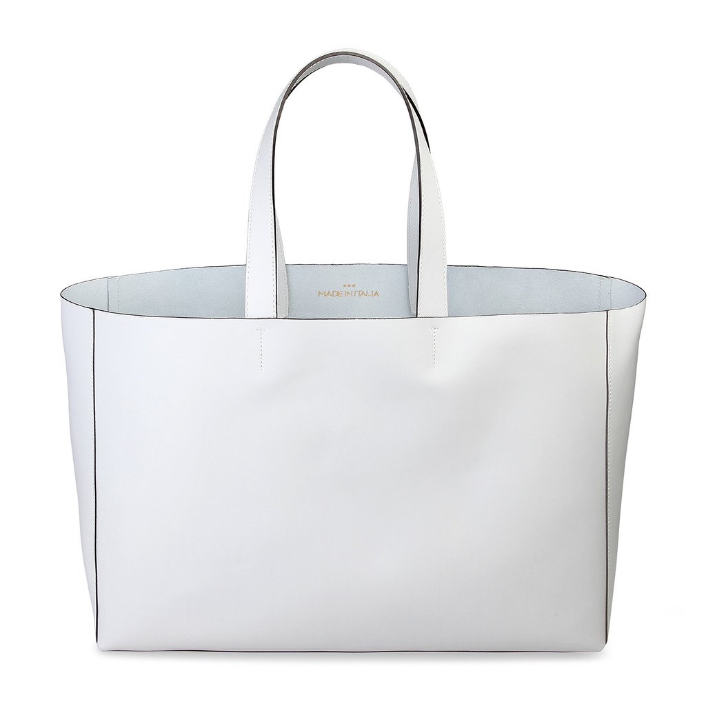Romina-ghiaccio-white-nosize Romina Womens Shopping Bag - White