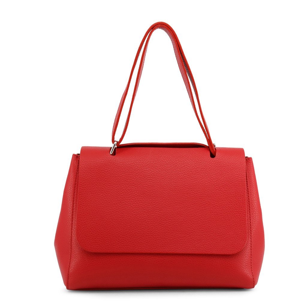 Isotta-rosso-red-nosize Isotta Womens Leather Shoulder Bag - Red
