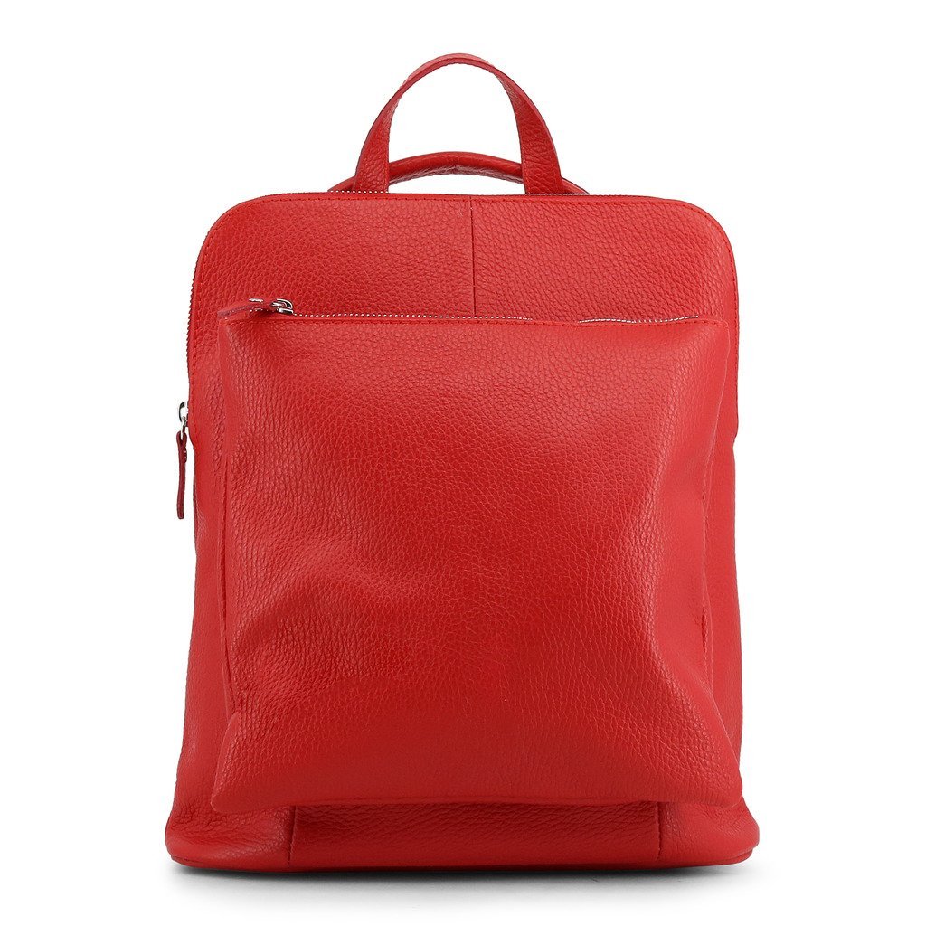Isadora-rosso-red-nosize Isadora Womens Leather Rucksack - Red