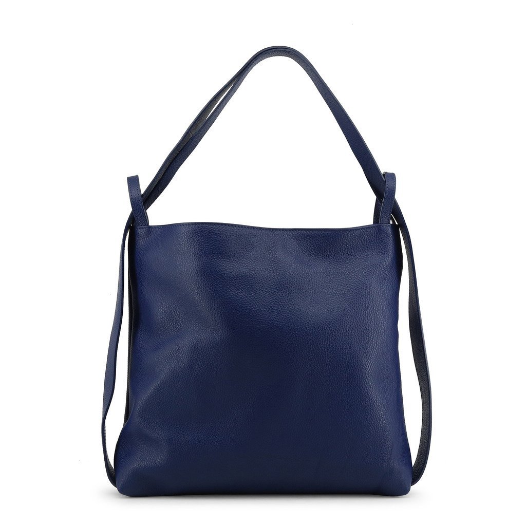 Maddalena-blu-blue-nosize Maddalena Womens Leather Shoulder Bag - Blue