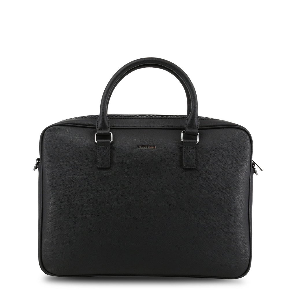 932530-cd991-00020-black-black-nosize Mens Synthetic Leather Briefcase - Black