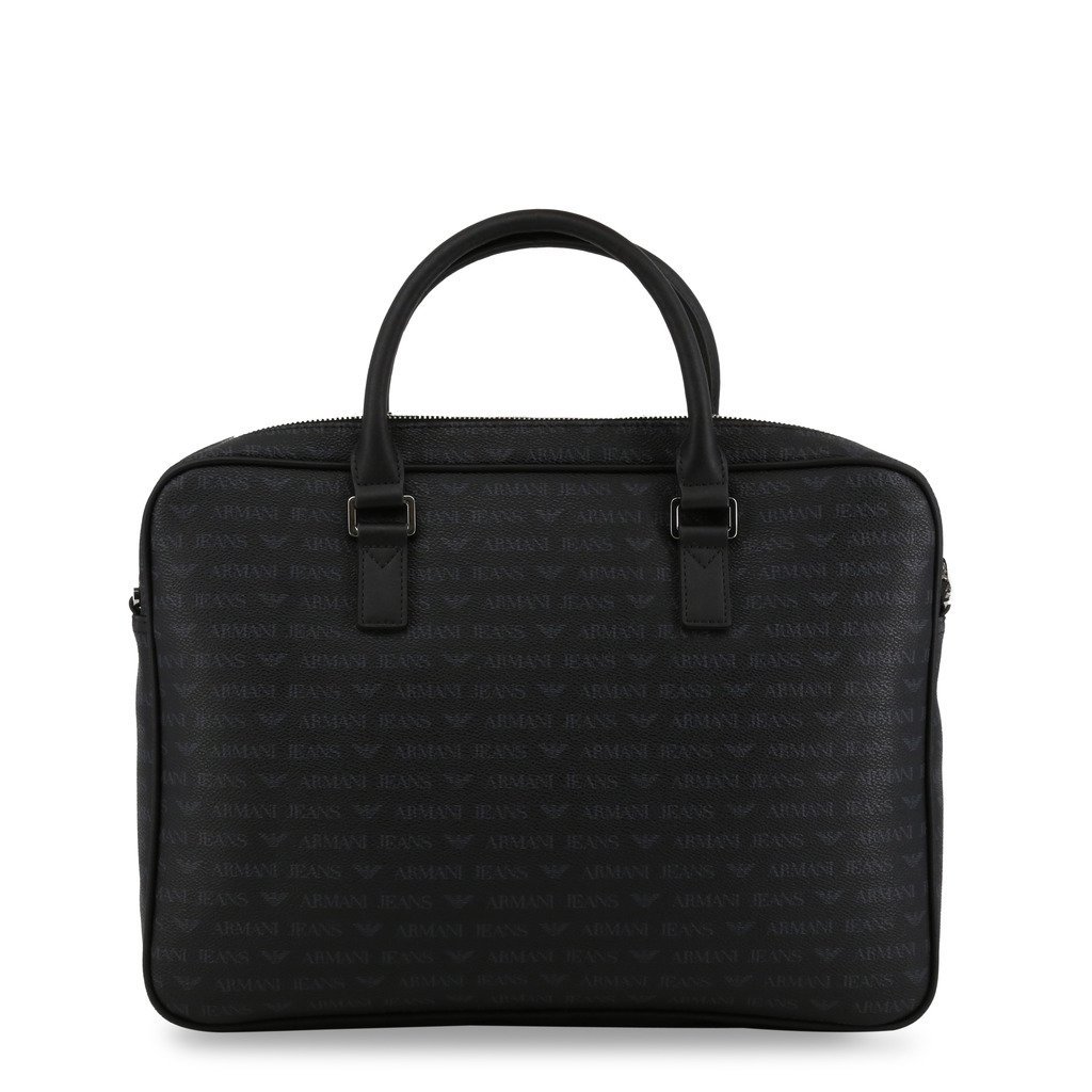 932530-cd996-00020-black-black-nosize Mens Synthetic Leather Briefcase - Black