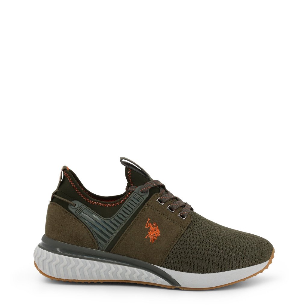 U.s. Polo Assn. Felix4048s8-my2-milg-green-eu 46 Original Mens Sneakers, Military Green - Size Eu 46