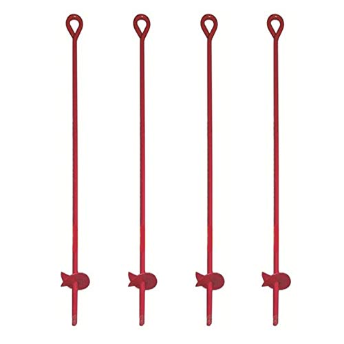 713049952413 48 X 6 In. Helix Auger Earth Anchor, Pack Of 4