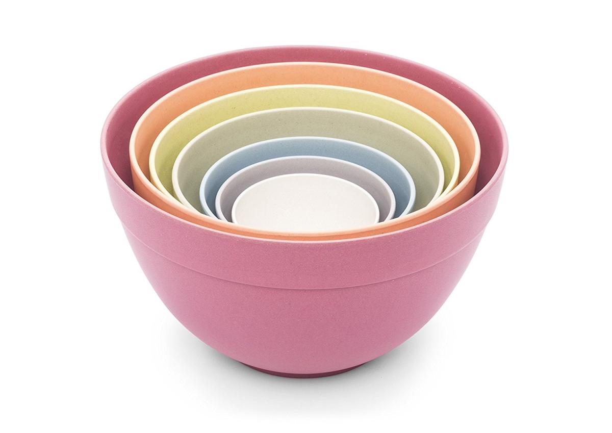 Bz0303nb Seven Piece Pastel Nesting Bowls
