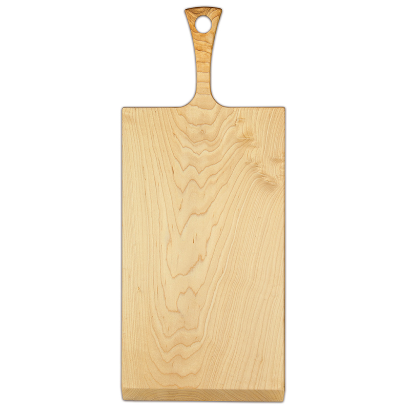 Martins Furniture 81427m Maple Charcuterie Server With Handle - 8.5 X 20 X 0.75 In.