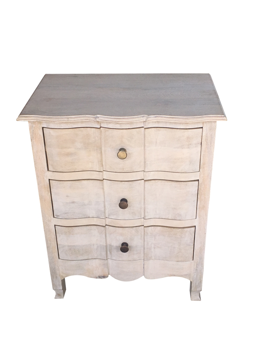 32014002 3 Drawers Laurent Nightstand