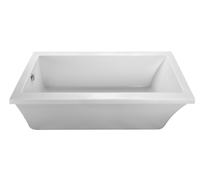 R6632crfsx-b End Drain Free Stand Soaking Tub - Biscuit