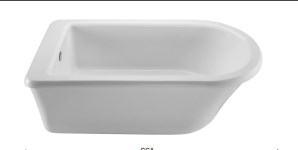 R6636xfsx-w End Drain Freestanding Soaking Tub, White