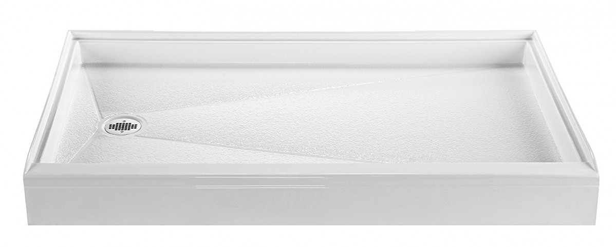 R6032ed-rh-b 60 X 32 In. Shower Base With Right H & Drain, Biscuit - Right Hand