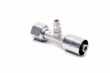 Vintage Air VIN35513-VUG AC Refrigerant Straight 10 AN Hose Crimp to 10 AN Female O-Ring Hose End Fitting with Port Vintage Air VIN35513-VUG AC Refrigerant Straight 10 AN Hose Crimp to 10 AN Female O-Ring Hose End Fitting with Port