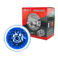 Oracle Lighting Technologies ORA6905-002 7 in. OD Halo LED Ring Requires H4 Bulb Sealed Beam Headlight Blue Oracle Lighting Technologies ORA6905-002 7 in. OD Halo LED Ring Requires H4 Bulb Sealed Beam Headlight Blue