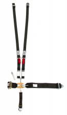Hooker Harness 52100 Left Lap Belt Upside Down Ratchet Adjust 5-Point Harness System - Black Hooker Harness 52100 Left Lap Belt Upside Down Ratchet Adjust 5-Point Harness System - Black