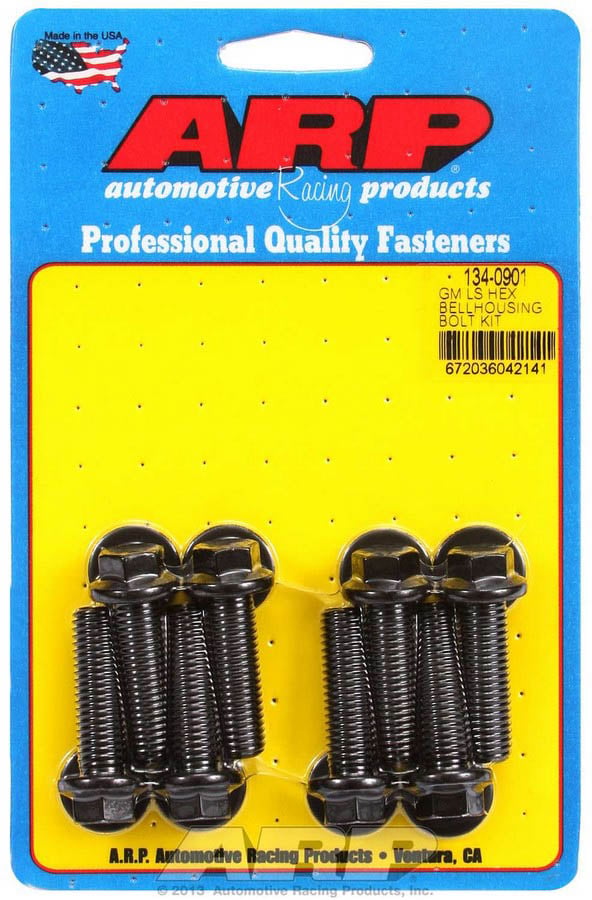 UPC 752561103446 product image for 134-0901 Bellhousing Bolt Kit - 6 Point GM LS | upcitemdb.com
