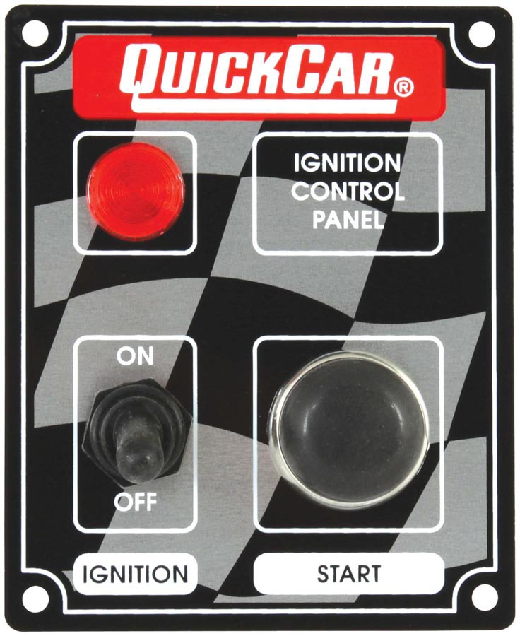 Qrp50-052 Icp05 Ignition Panel - Ignition Switch - Start Button & 1 Pilot Light
