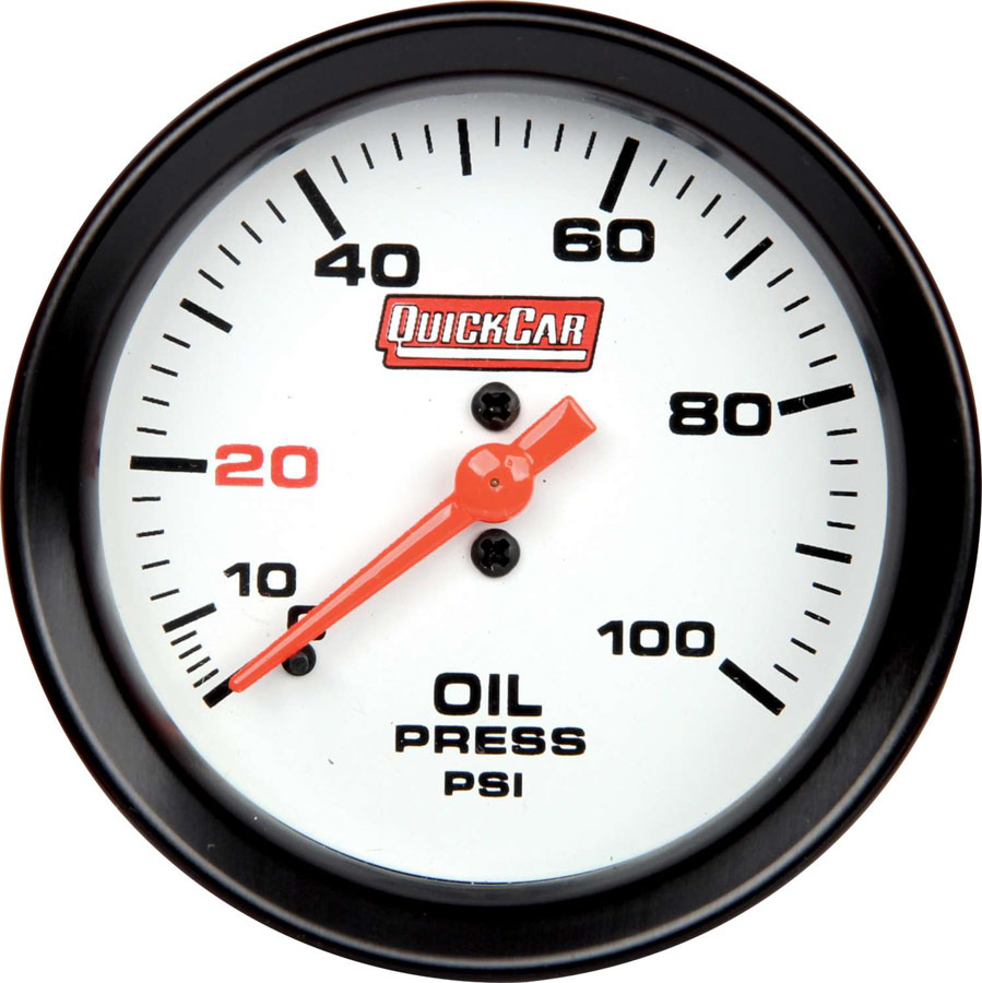 Qrp611-7003 Extreme Oil Pressure Gauge With Built-in Led Warning Light - 2.62 In.