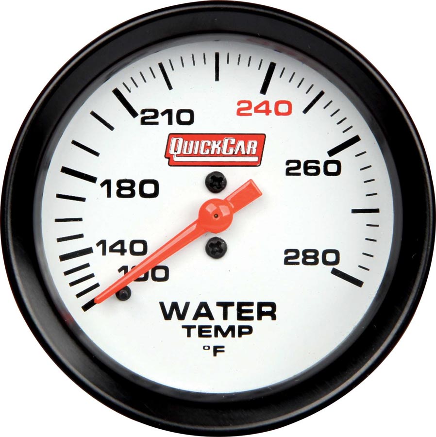 Qrp611-7006 Extreme Water Temperature Gauge With Built-in Led Warning Light - 2.62 In.