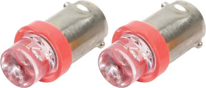 Quickcar Racing Products QRP61-691 LED Light Bulbs - Red - Set of 2 Quickcar Racing Products QRP61-691 LED Light Bulbs - Red - Set of 2