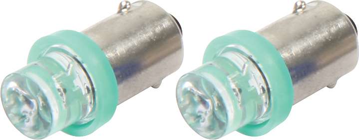 Quickcar Racing Products QRP61-694 LED Light Bulbs - Green - Set of 2 Quickcar Racing Products QRP61-694 LED Light Bulbs - Green - Set of 2