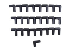 TAY46201 Cable Products Spark Plug Spark Plug Wire Boots 90 deg 8 mm Wire Female & Socket Terminal - Black