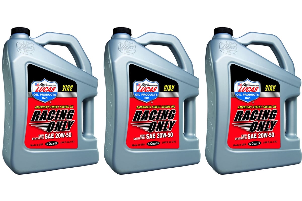 10378-3 5 Qt. 20w50 Semi Synthetic Racing Oil, Pack Of 3
