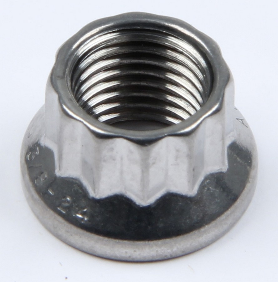 400-8302 Stainless Steel 12 Point Nut - 0.37-24 in.