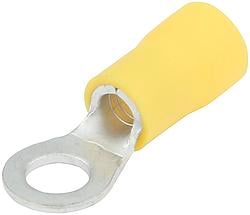 Allstar Performance ALL76053 12-10 Gauge Insulated Ring Terminal with No. 10 Hole Yellow - Pack of 20 Allstar Performance ALL76053 12-10 Gauge Insulated Ring Terminal with No. 10 Hole Yellow - Pack of 20